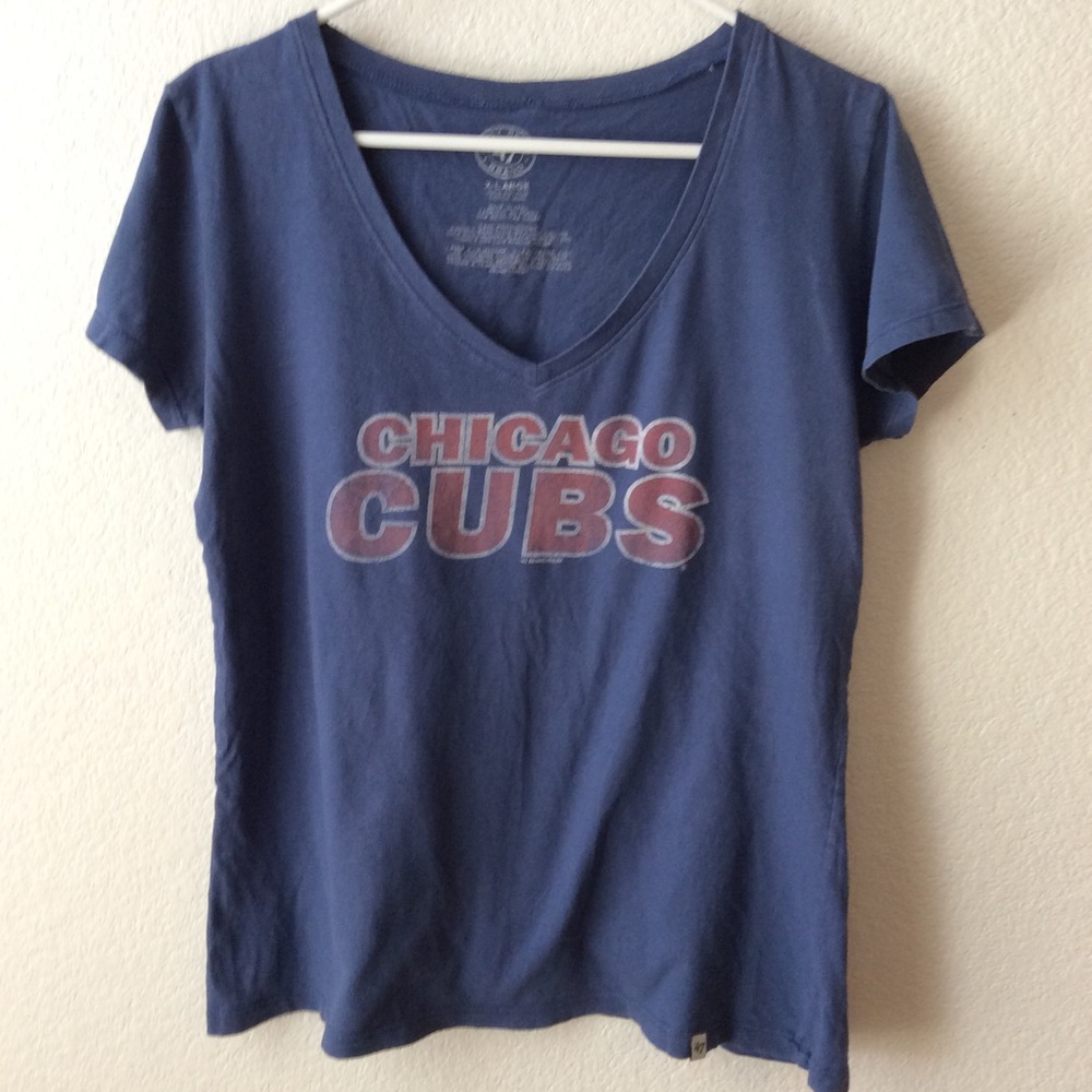 Chicago Cubs Graphic Baseball Tee Shirt Sz XL #210